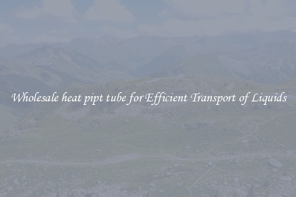Wholesale heat pipt tube for Efficient Transport of Liquids