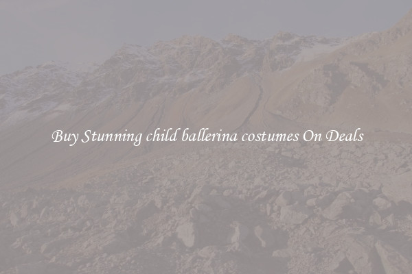 Buy Stunning child ballerina costumes On Deals