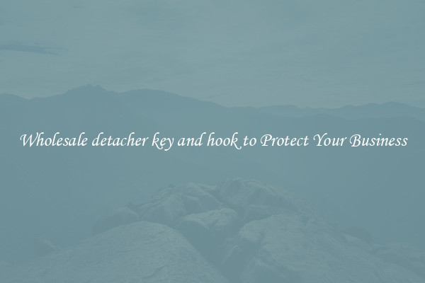 Wholesale detacher key and hook to Protect Your Business