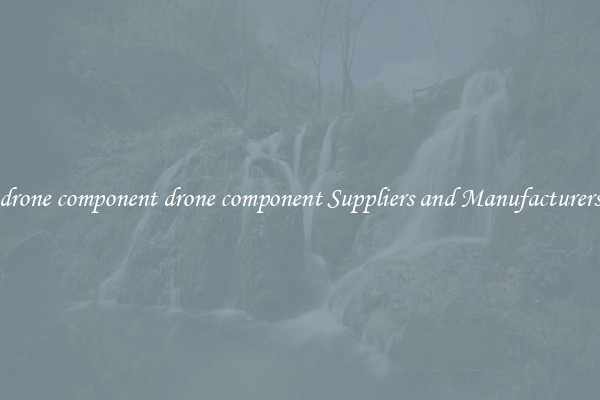 drone component drone component Suppliers and Manufacturers