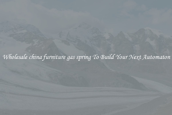 Wholesale china furniture gas spring To Build Your Next Automaton